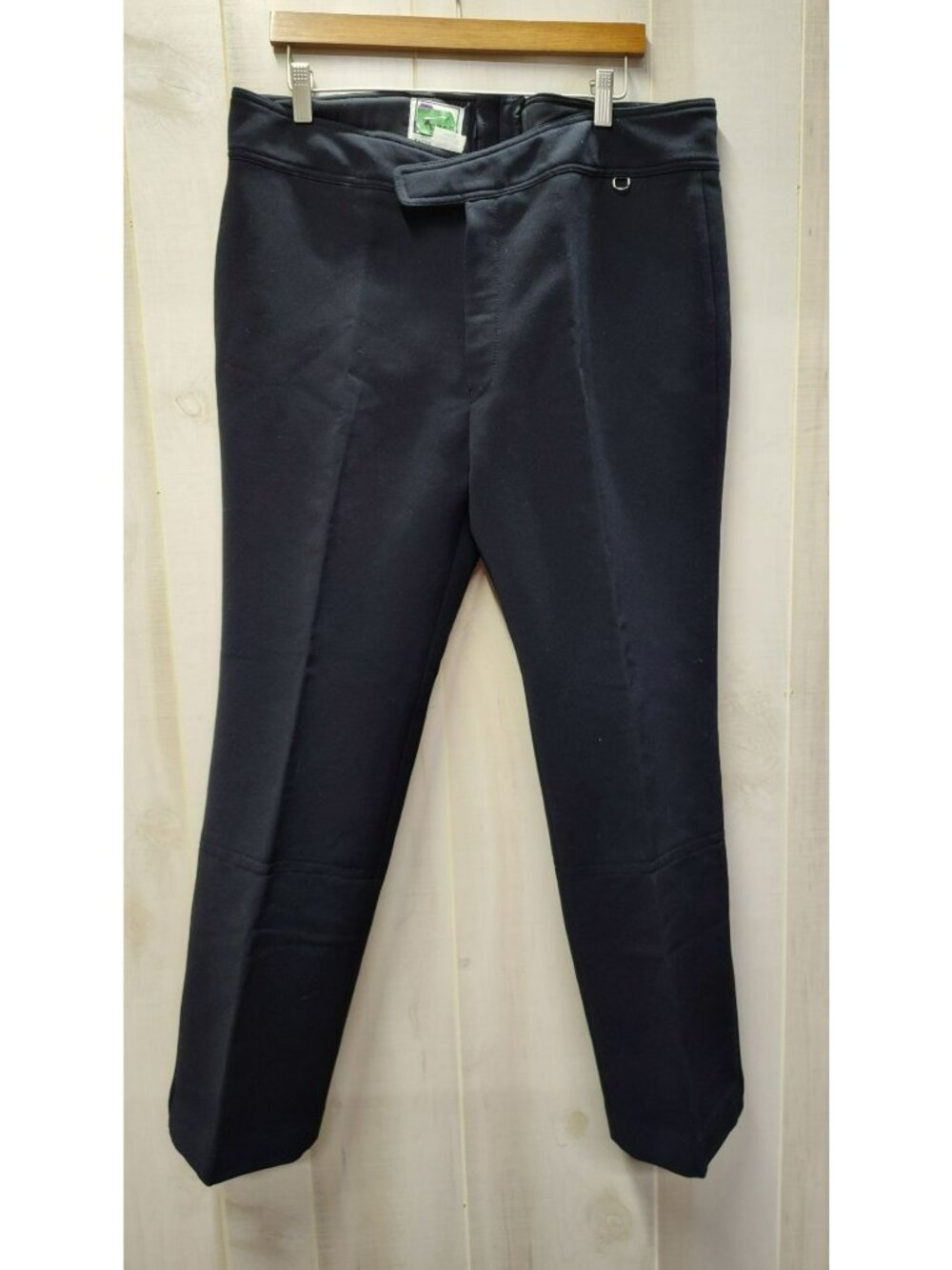 PEREGRINE Vintage Black Ski Snow Mens Size 40 (38) Pant Stirrup Japan Wool Blend